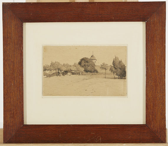 Otto Modersohn - Blick auf Worpswede - Weitere Abbildung