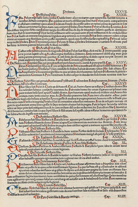 Giovanni Boccaccio - Genealogie. 1497