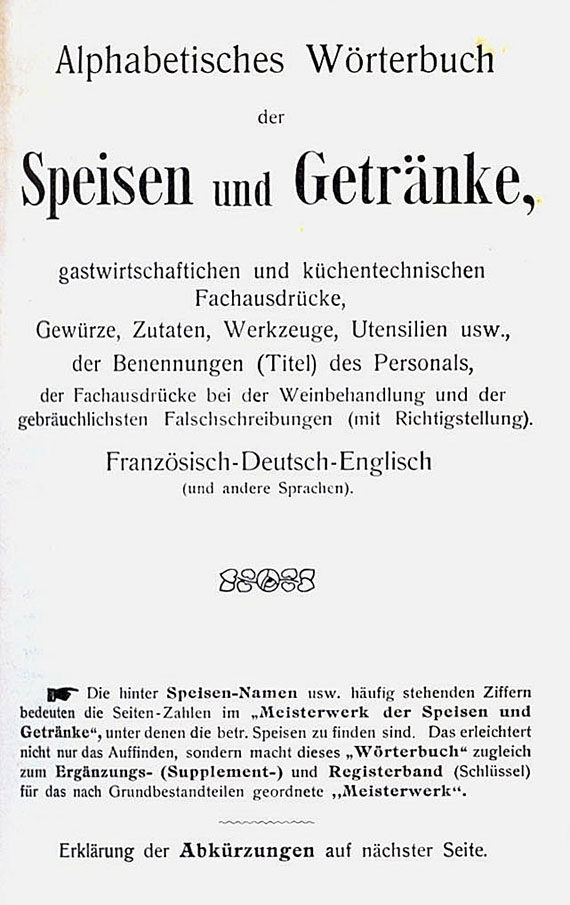   - Konvolut Handbücher. 7 Bde. 1895-1928