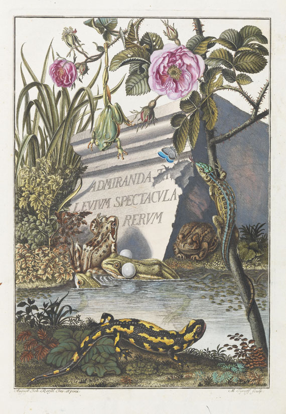 August J. Rösel von Rosenhof - Naturgeschichte der Froesche. 1805-15