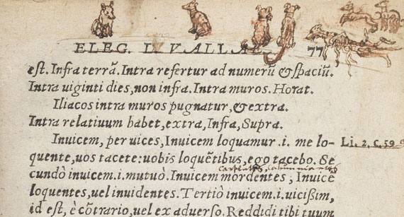 Desiderius Erasmus von Rotterdam - In Laurentii Vallae elegantiarum libros epitome. 1550.