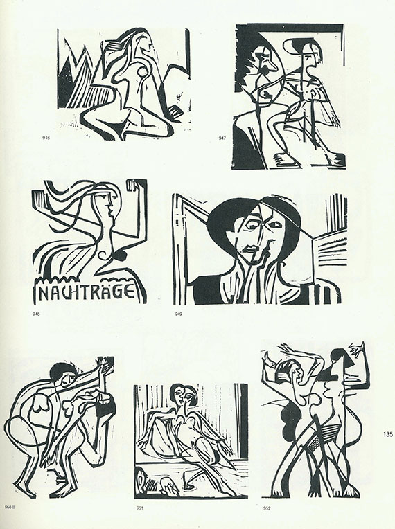 Ernst Ludwig Kirchner - Das Graphische Werk.-Dabei. Der Blauer Reiter. 1980
