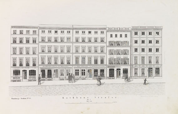 Hamburgs Neubau - Hamburgs Neubau. 1860 Dazu: Hamburg an der Woterkant