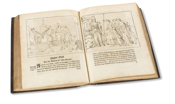 Johann Joachim Winckelmann - Geschichte d. Kunst d. Altertums + Anmerkungen, 2 Bde. Dazu 4 weit. Werke in 2 Bdn. 1764-67.