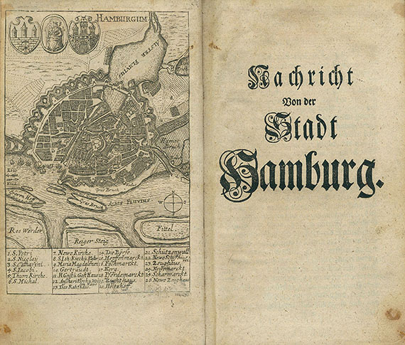   - Konvolut Hamburg. ca. 1700-1916. 5 Bde.