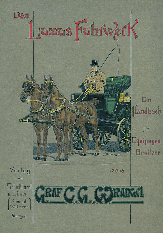  Kutschen - Wrangel, C. G., Das Luxus-Fuhrwerk. 1898. - Weitere Abbildung