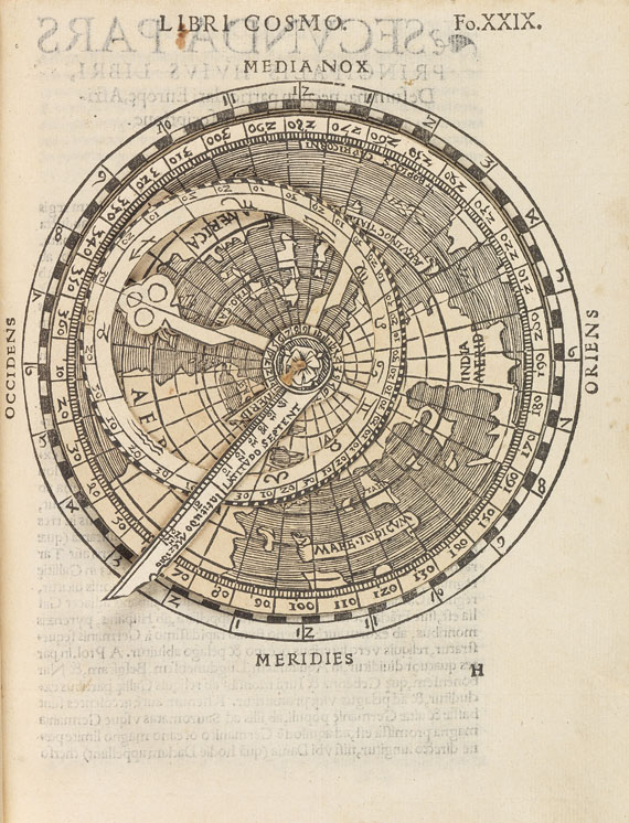 Peter Apian - Cosmographia. 1539