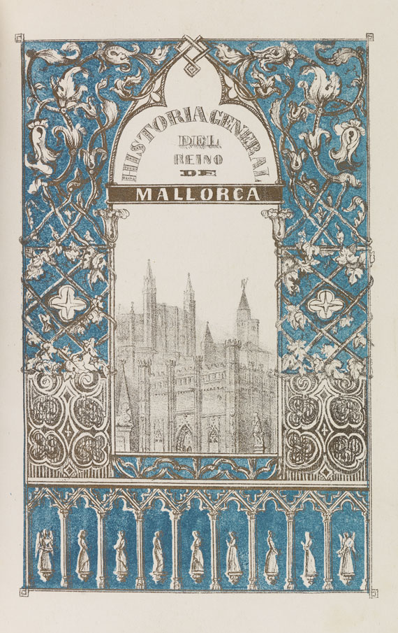 Miguel Moragues - Historia de Mallorca. 1840. 3 Bde.