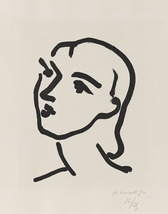 Henri Matisse - Nadia aux cheveux lisses