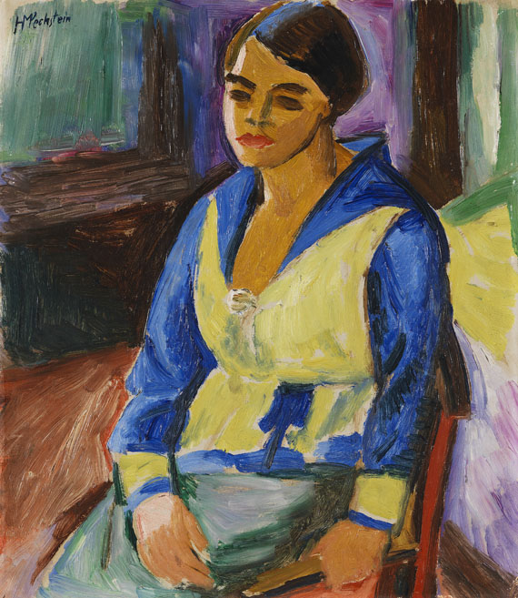 Hermann Max Pechstein - Die chinesische Jacke