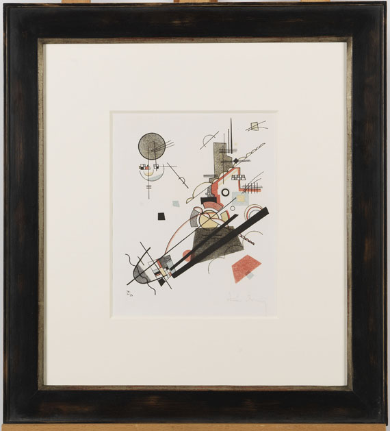 Wassily Kandinsky - Fröhlicher Aufstieg - Rahmenbild
