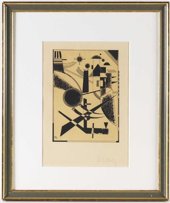 Wassily Kandinsky - Lithographie No. III - Rahmenbild
