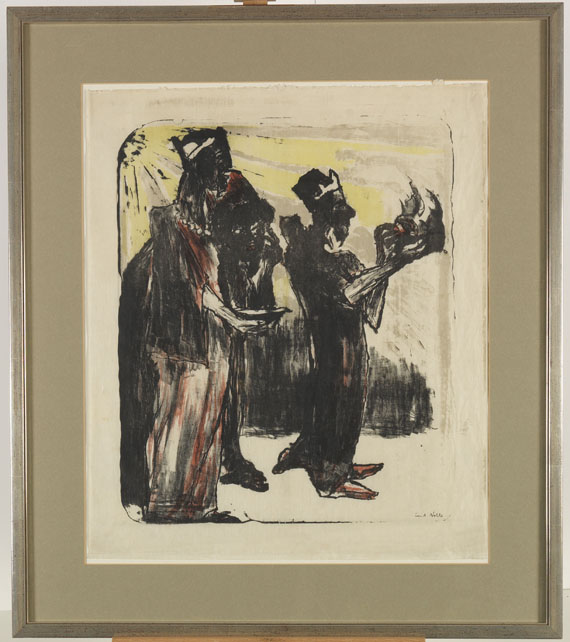 Emil Nolde - Die Heiligen drei Könige - Rahmenbild