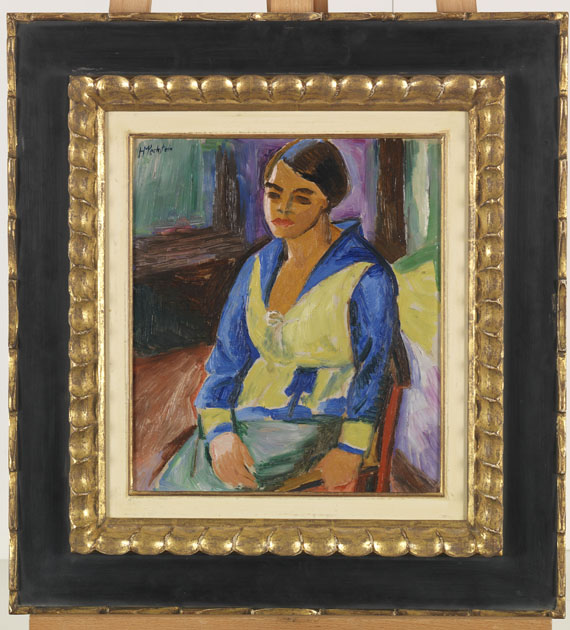 Hermann Max Pechstein - Die chinesische Jacke - Rahmenbild