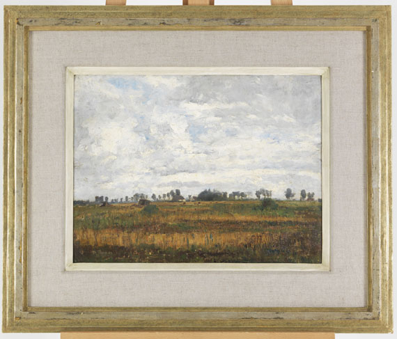 Paul Baum - Moorlandschaft bei Dachau - Rahmenbild