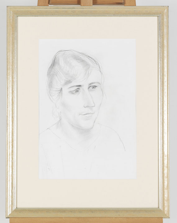 Otto Dix - Weibliches Brustbildnis - Rahmenbild