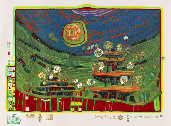 Friedensreich Hundertwasser - Regentag