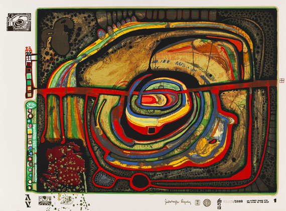 Friedensreich Hundertwasser - Regentag