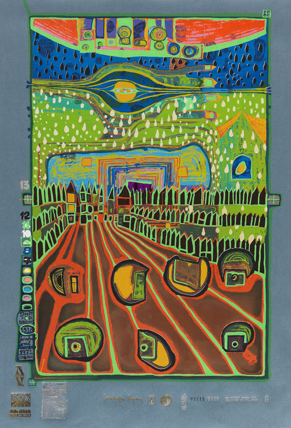 Friedensreich Hundertwasser - Regentag