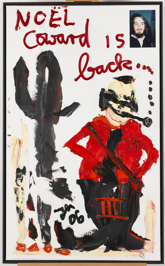 Jonathan Meese - Noel Coward is back XIII Berg + Fahne