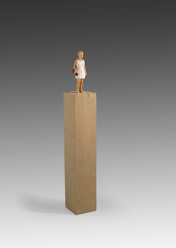 Stephan Balkenhol - Frau mit weißem Kleid - Weitere Abbildung