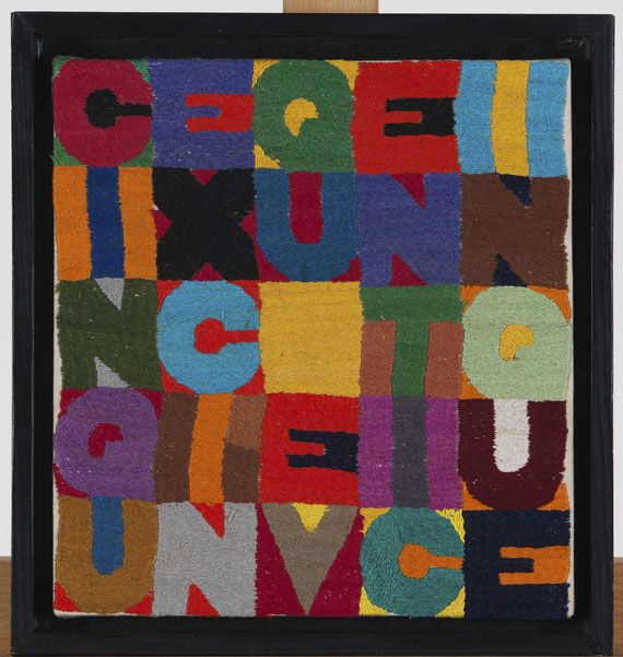Alighiero E. Boetti - Cinque x cinque venticinque - Rahmenbild