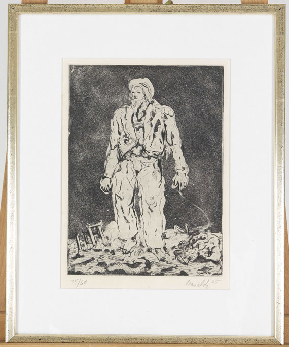 Georg Baselitz - Der Hirte - Rahmenbild