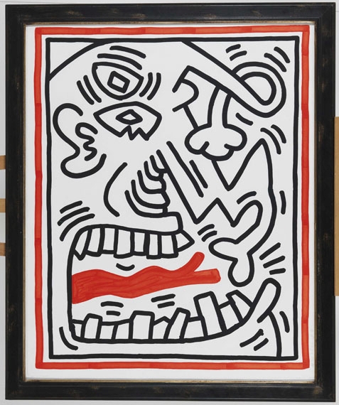 Keith Haring - Ohne Titel - Rahmenbild