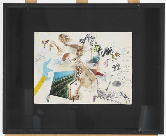 Jean Tinguely - Brief für Armin - Rahmenbild