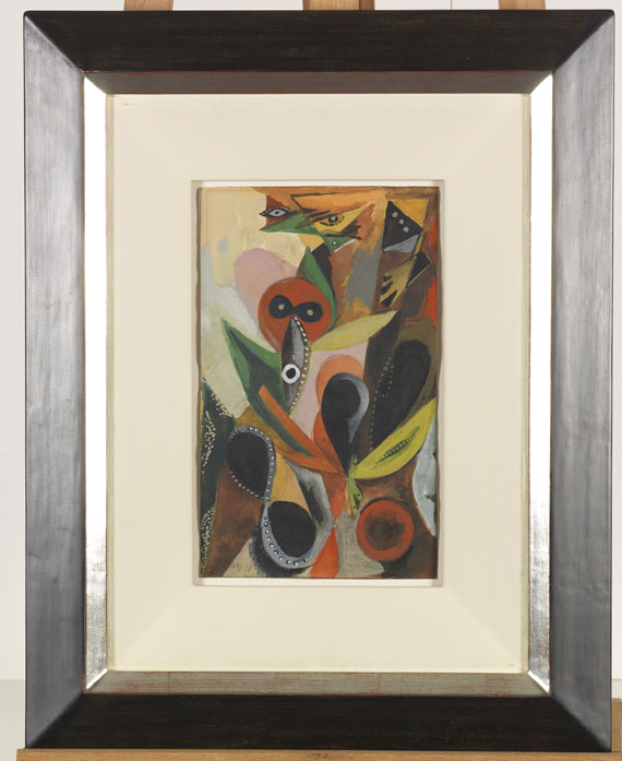 Ernst Wilhelm Nay - Musikantin - Rahmenbild