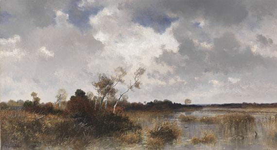 Josef Wenglein - Mooslandschaft im Herbst