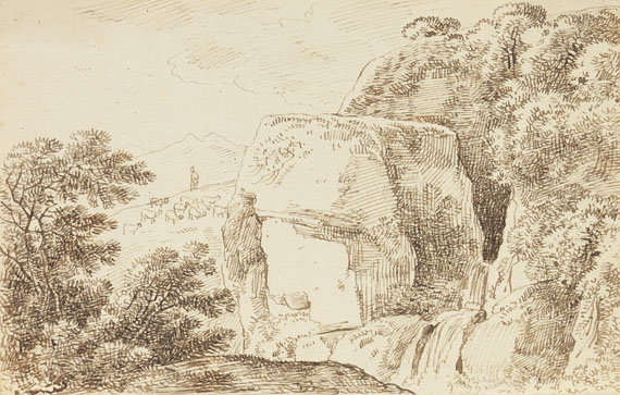 Franz Kobell - 7 Bll.: Landschaftsstudien - Weitere Abbildung