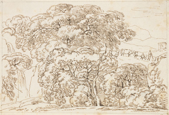 Franz Kobell - 7 Bll.: Landschaftsstudien - Weitere Abbildung