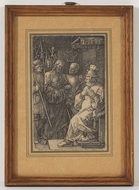 Albrecht Dürer - Christus vor Kaiphas - Rahmenbild