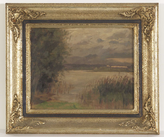 Paul Weber - Blick auf den Chiemsee (Studie) - Rahmenbild