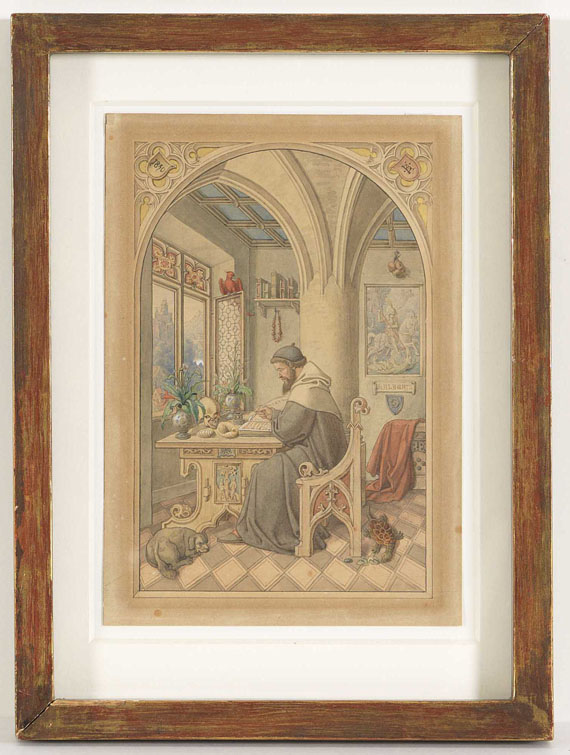 Karl Ballenberger - Der Hl. Albertus Magnus in seinem Studierzimmer