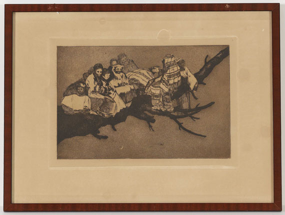 Francisco de Goya - 3 Bll. aus "Los Proverbios" - Rahmenbild