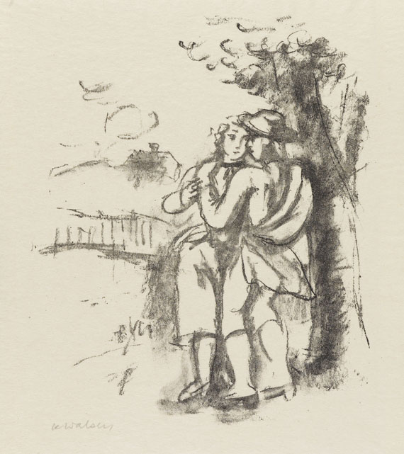 Karl Walser - Goethe, J. W. von, Gedichte, 1926. - Weitere Abbildung