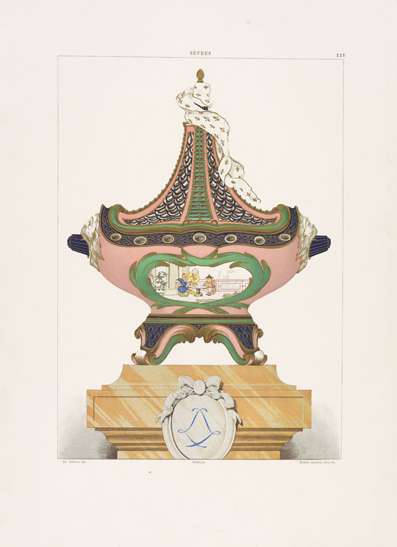 Édouard Garnier - Porcelaine tendre de Sèvres. Um 1891. - Weitere Abbildung
