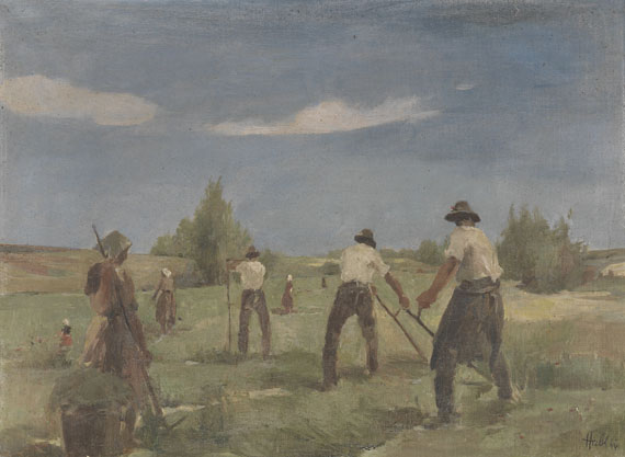 Willy Habl - Bauern bei der Ernte