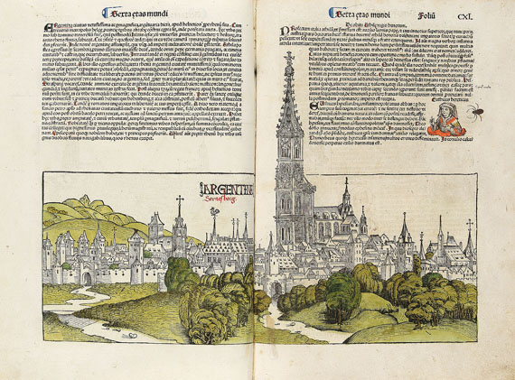 Hartmann Schedel - Weltchronik. 1493. Cincinnius-Exemplar. - Weitere Abbildung