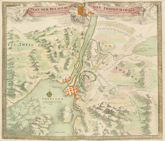 Johann Baptist Homann - Grosser Atlas uber die gantze Welt. 1725. 2 Bde.