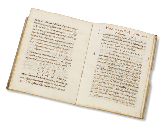  Manuskript - Canones tabularum Alfonsi. Um 1550 - Weitere Abbildung
