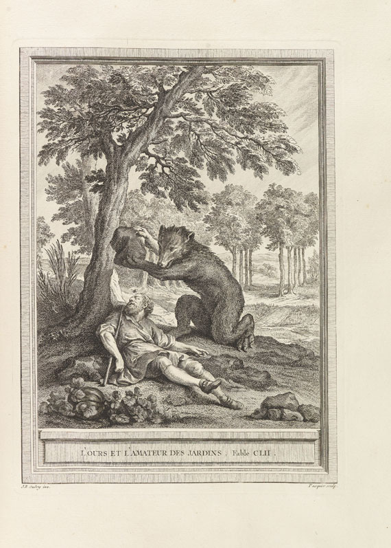 Jean de La Fontaine - Fables choisies. 4 Bde. 1755-59. - Weitere Abbildung