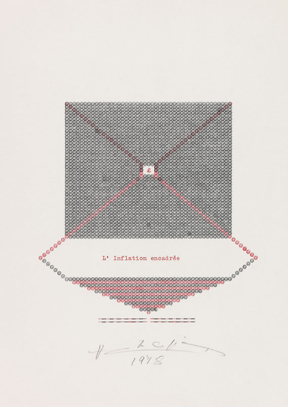 Henri Chopin - Sammlung von dactylopoèmes. 29 Bll. 1978-82. - Weitere Abbildung