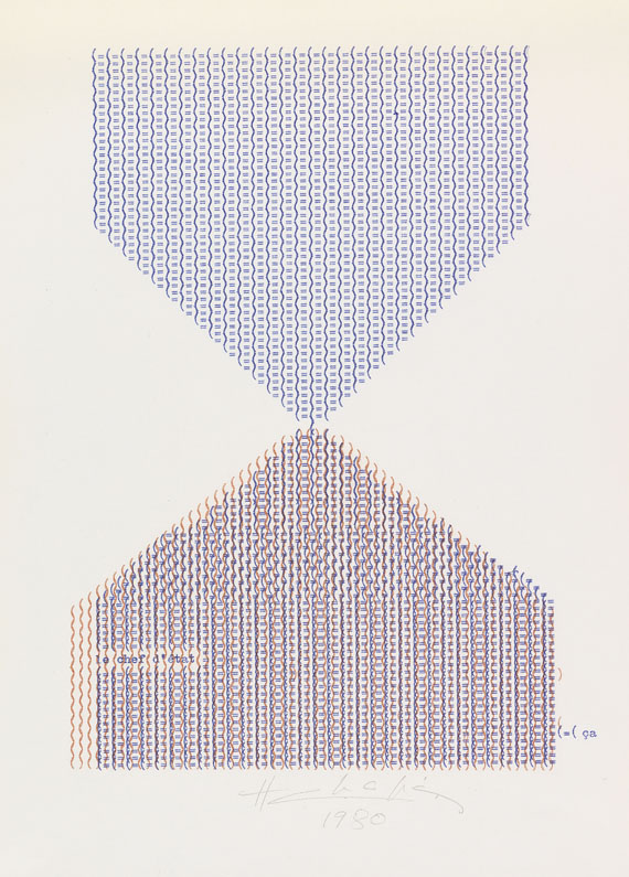 Henri Chopin - Sammlung von dactylopoèmes. 29 Bll. 1978-82.