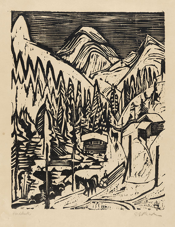 Ernst Ludwig Kirchner - Sertigstraße im Winter