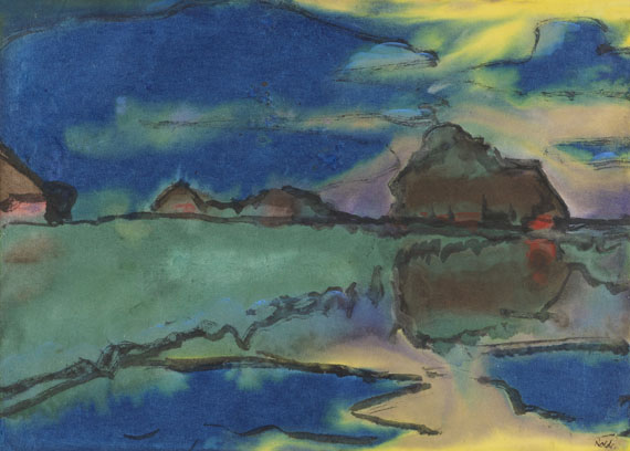 Emil Nolde - Marschlandschaft