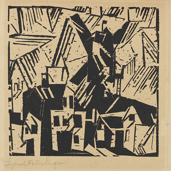 Lyonel Feininger - Windmühle in Werder