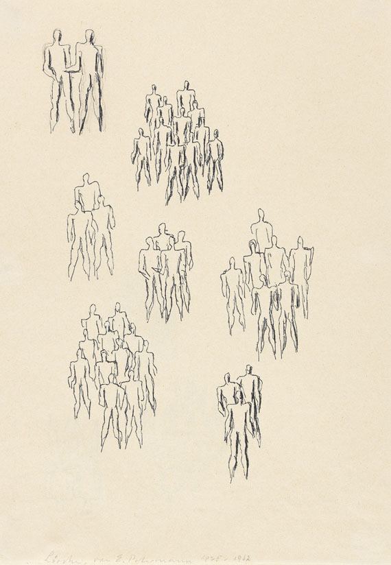 Alfred Lörcher - Laufende Gruppe. Stehende. Sitzende - Weitere Abbildung